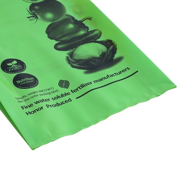Customized Logo 50-200microns Heavy Duty PE Bags Durable For Fertilizer Packing 80X60X0.1cm