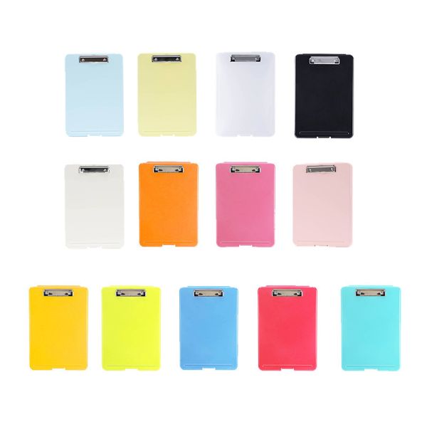 Writable Plastic A4 Document Box Transparent Storage Box Silk Printed 24x35cm