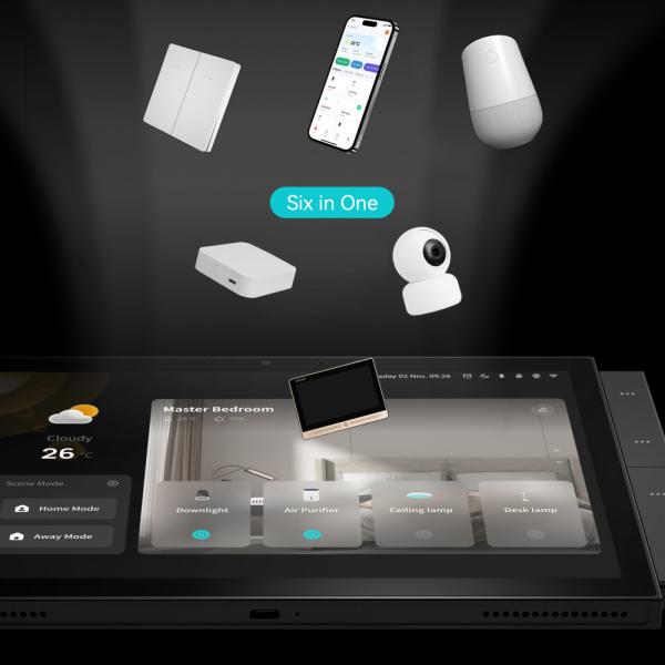 グロマーケット ツヤ スマートホーム コントロール パネル 10インチ スクリーン BLE ジグビー ゲートウェイ ビルディング インターコン 互換性
