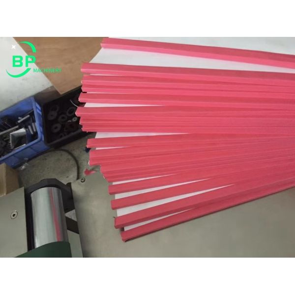 Notebook back spine wrapping machine BP-B500 used for paper back spine glue and taping up to 30mm