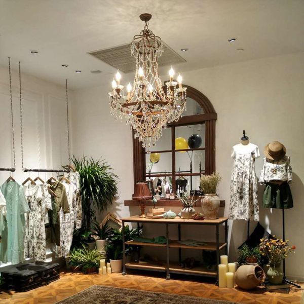 Rustic sphere Black Iron chandelier for Cloth shop Indoor Lighting (WH-CI-91)