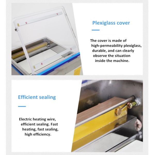 Máquina de embalaje automática de vacío de bomba industrial de cámara única