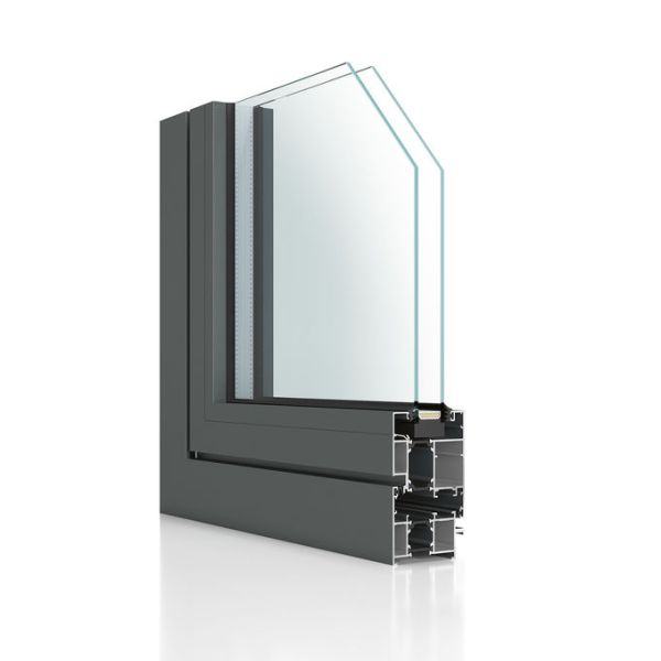 Single Glass Aluminium Casement Windows Outward Opening With Adjusting Hinges