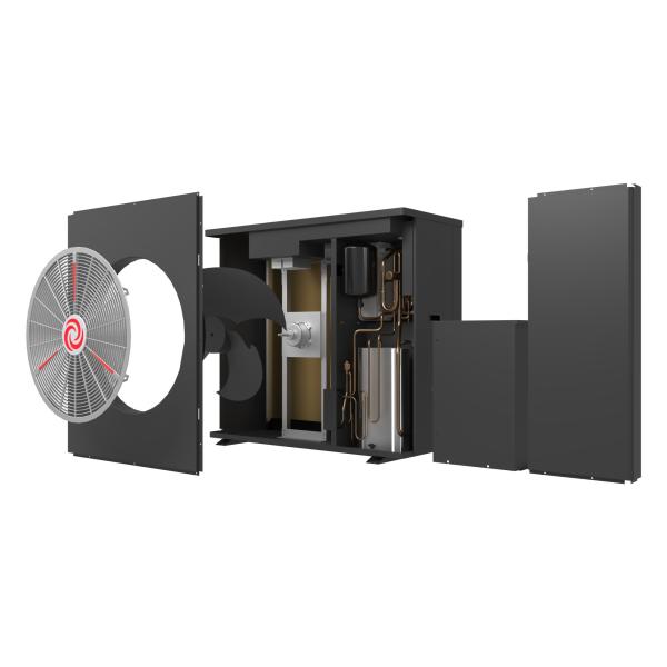 Low Noise 9kw R290 Air Source Air To Water Monobloc Heat Pump For Residential Heating