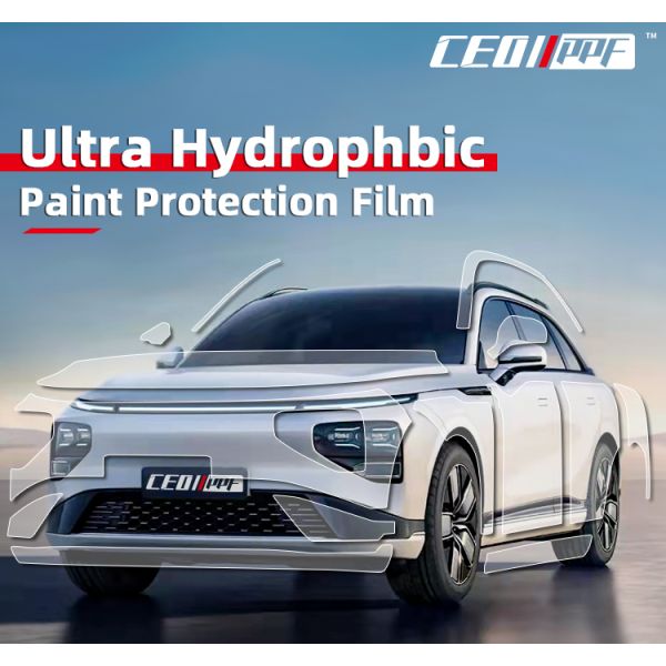 Film de protection de peinture automobile en TPU mat 190um, auto-cicatrisant, garantie 8 ans