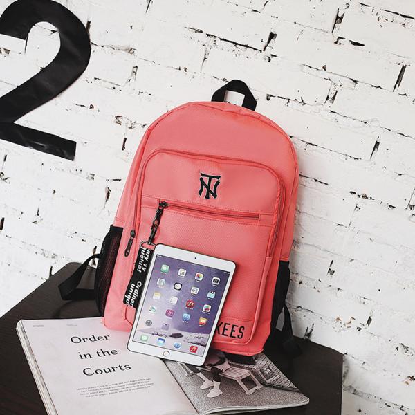Korean version of cool letters backpack students fashion large capacity schoolbag waterproof casual backpack girl
