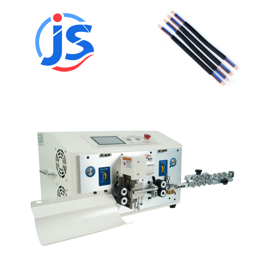 High Speed Steel Blade Robot Wire Harness Cable Cutting Machine with 5 Inch PLC