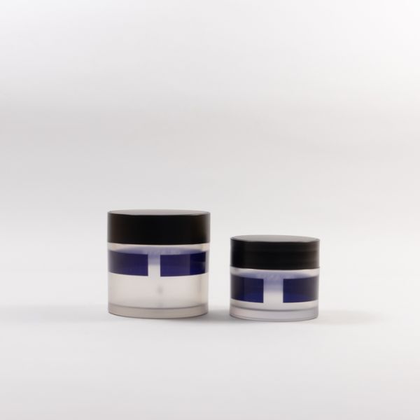 Pantone Double Wall Cream 30g 50g 60g Round Plastic Jars