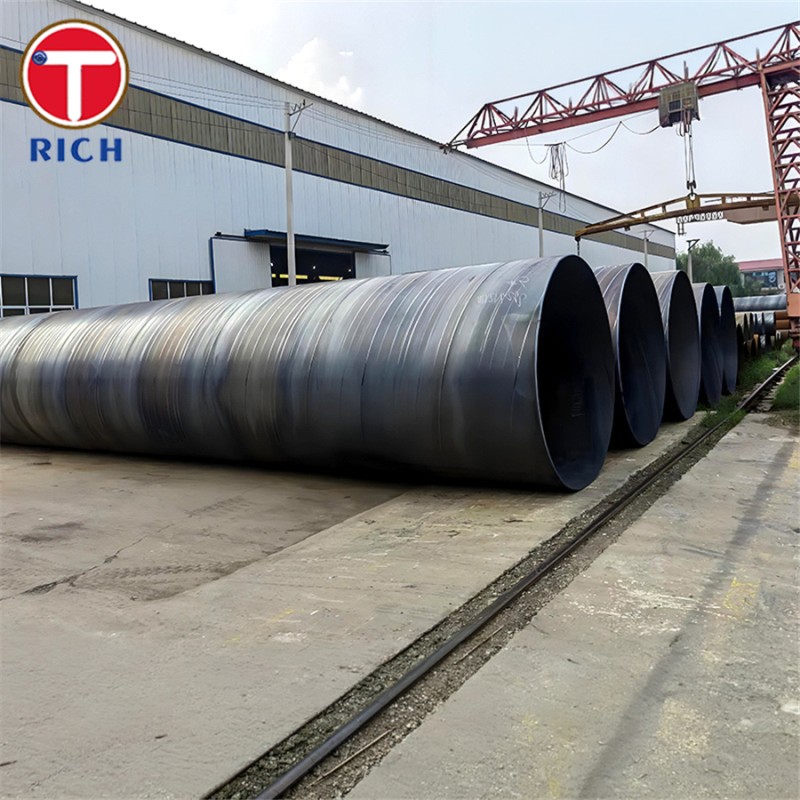 ASTM A139 Carbon Steel Spiral Weld Steel Pipe For Fluid Transport