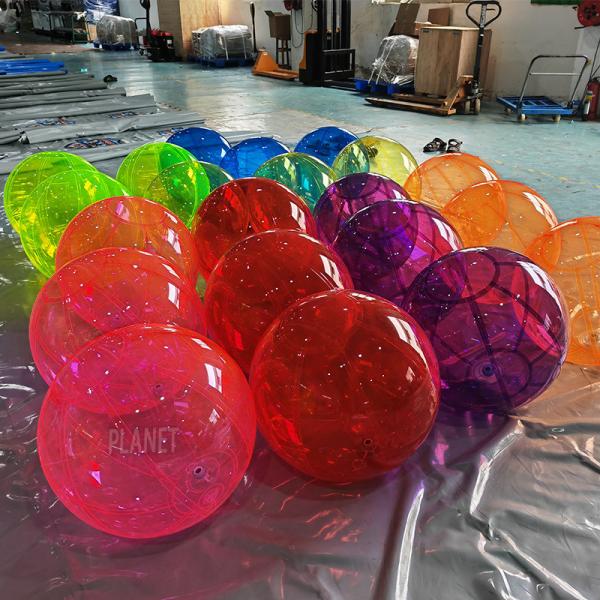 Custom Decorative Colorful Inflatable Clear Ball Inflatable Transparent PVC Balloon