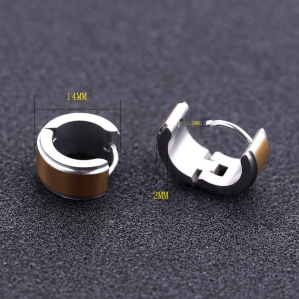 High Quality Wholesale gold Earrings Designs Stainless Steel Clip On Earrings