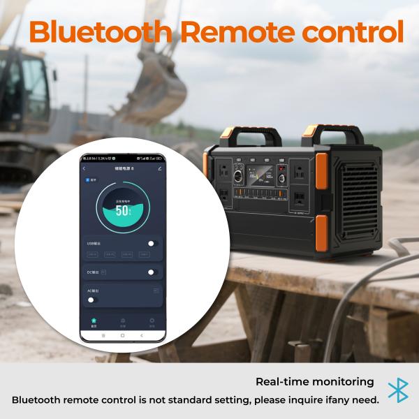 1200W Portable Power Station with LiFePO4 Battery and MPPT Controller