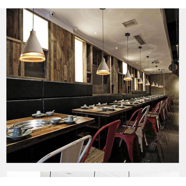 Industrial Style Retro Restaurant Bar Chandelier Clothing Shop Cafe Corridor Aisle Cement Lamp(WH-VP-242)
