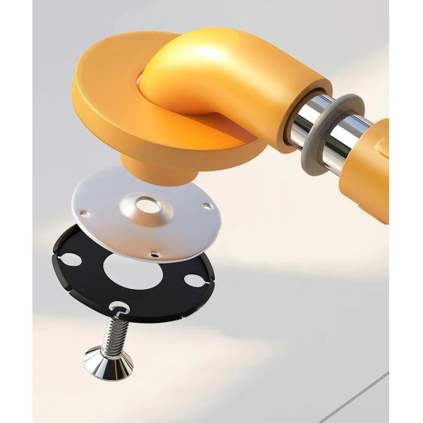 135 Degree Curved Stainless Steel Grab Bar Multipurpose For Shower Bathroom