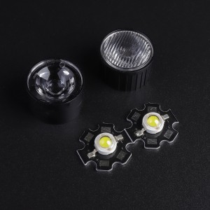 20mm PMMA LED Lens with 93% Transmittance and 5 Degree Beam Angle for Spot