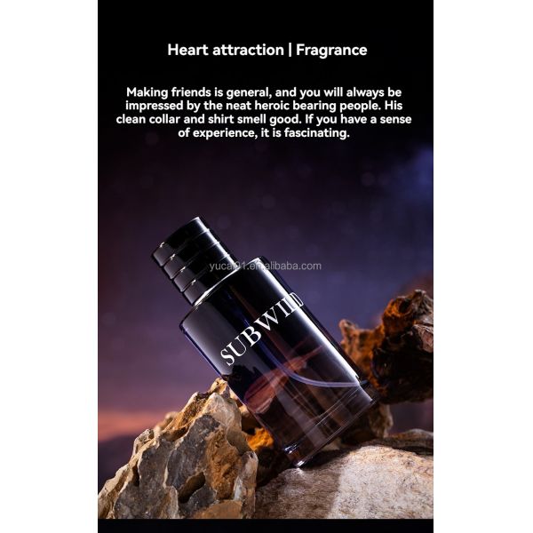 50ml Net Content Unisex Wilderness Cologne Spray Long-lasting Light Fragrance for Men