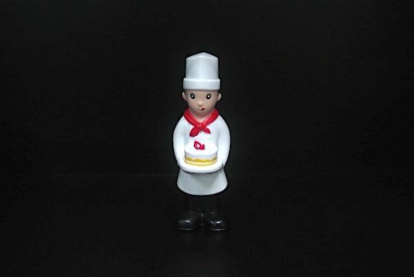 5 Inch Cake Baker Mini Vinyl Figures , Vinyl Collectible Toys White Color