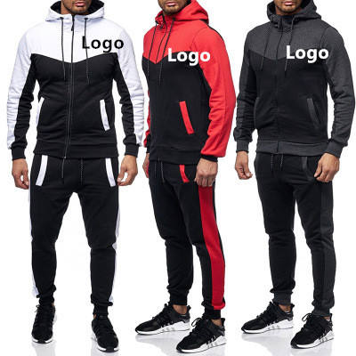 Latest Design Custom Logo Design Tracksuit Mens Sweatsuit 2 Piece Set Tracksuits for Men
