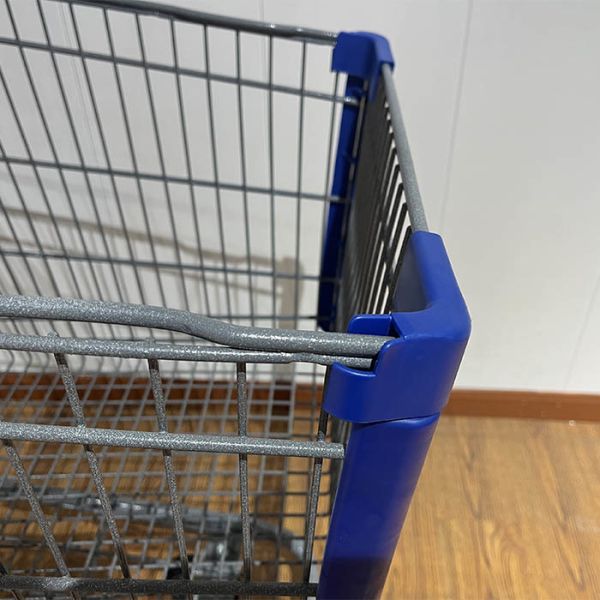 America 4 Wheel Rolser Promotional Hand Push Shopping Trolley Metal Shopping Trolley