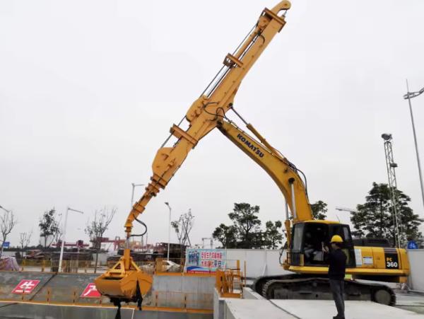 China Supplier Excavator Extension Arm Digger Telescopic Boom & Arm For 20-22 Ton Construction Excavator