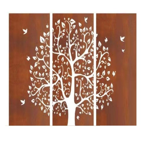 Цветочный горшок квадрата металла роскошного на открытом воздухе большого плантатора дерева большой