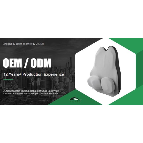 Hotel Memory Foam Car Chair Backrest Lumbar Support Cushion for Posture Correction