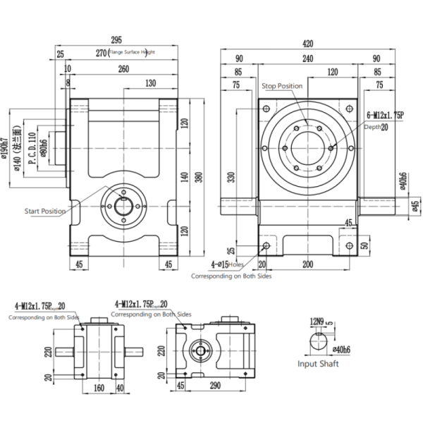 DF Series Free Stop Cam Indexer with Flange-mounted Design for Enhanced Stability and Wide Mounting Surface