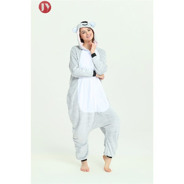 Animal Pajamas Gray Totoro Costume Men , Totoro Onesie Adult With Flannel