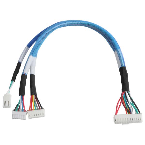 HSG LHE PHSD-T/PHB-T 30P To 5264-6Y And 5264-7Y White VH-2Y 24AWG Braid 8.0mm Tape W=30MM OEM / ODM