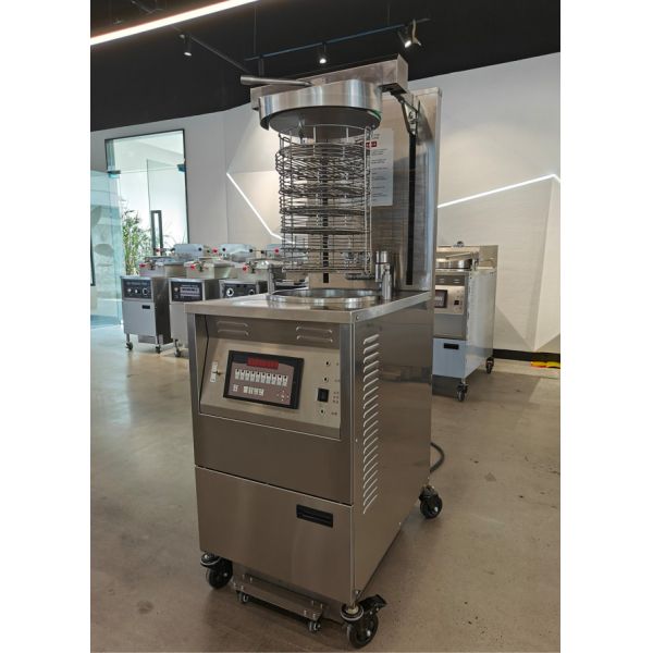 6HD Electric 12KW 380V 28L 6 Fry Tray Big Productivity Round Auto Lift Broaster Chicken Pressure Fryer