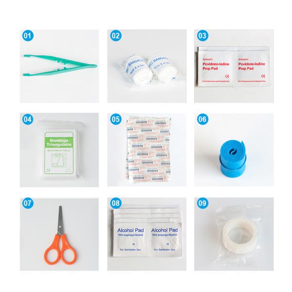 Автомобильные экстренные средства на открытом воздухе 35 штук аптечки для выживания на дороге