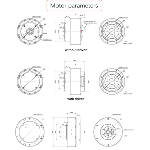 Микро- мотор шестерни вращающего момента Dc для руки промышленного робота экзоскелета