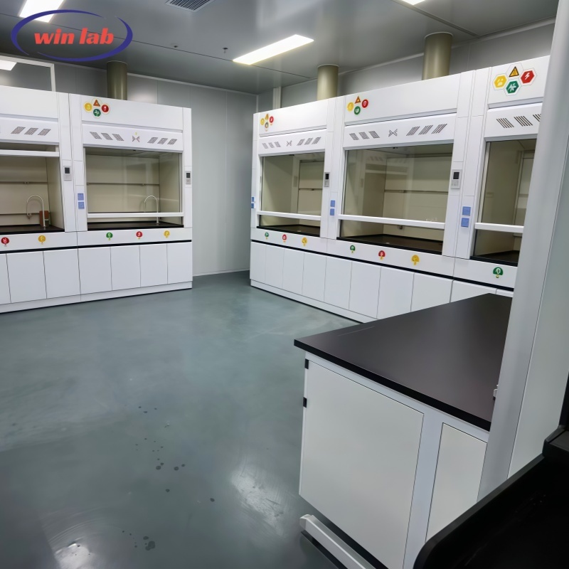 Modular Benchtop Chemical Fume Hood Customized Exhaust Fume Hood For School Use