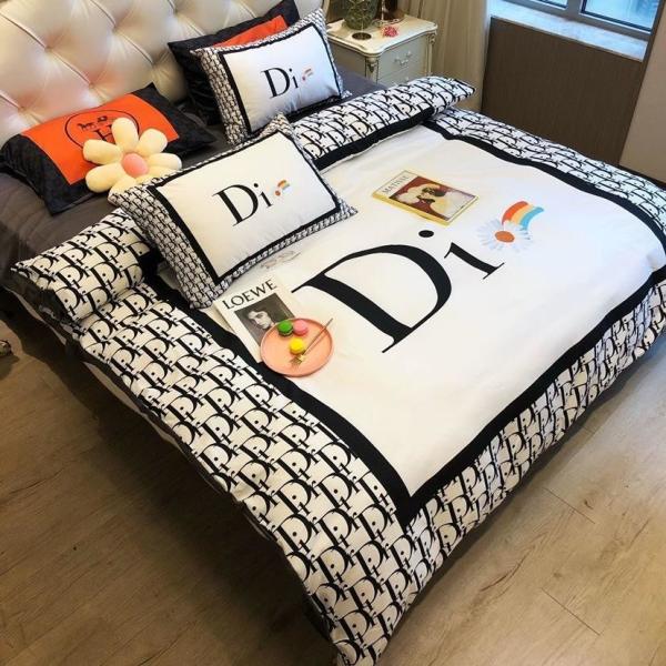 Wedding Four-piece Kit 100% Polyester 3D Printed Luxury King Size Bedding Set for Your