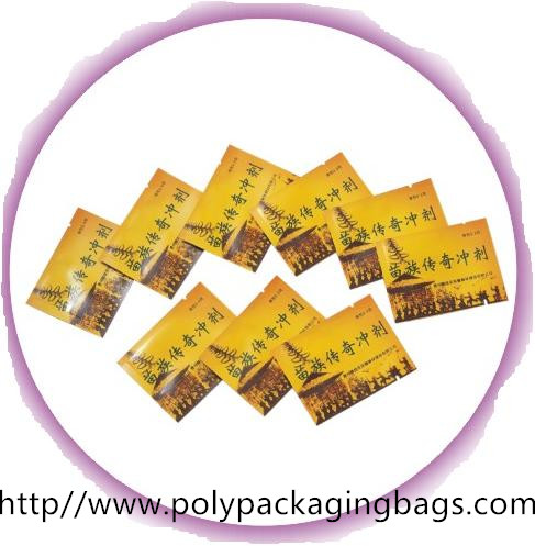 Customized Printed Shampoo Bags Cooling Gel Foil Packaging Bags