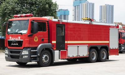 MAN Heavy Duty Fire Engine with 4200 Gallons Water and 6 Firefighters