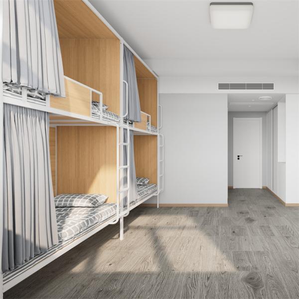 Cama de cama de dormitório com plano de piso personalizável e garantia de danos não humanos