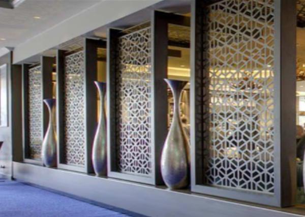 Four Categories Structure Decorative Steel Panels , Anti Rusted Decorative Metal Screen