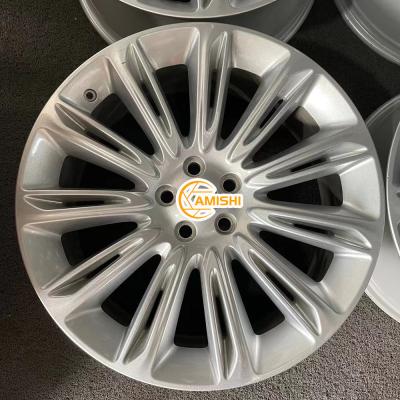 ET49 Silver 22 Inch Light Alloy Cast Wheel Rims Multi Spoke