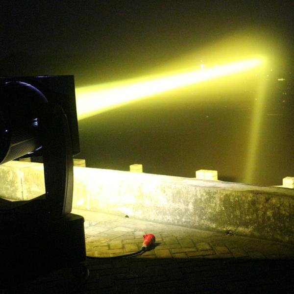Powerful 5000W Beam Sky Search Light Moving Head Color Changer DMX IP44