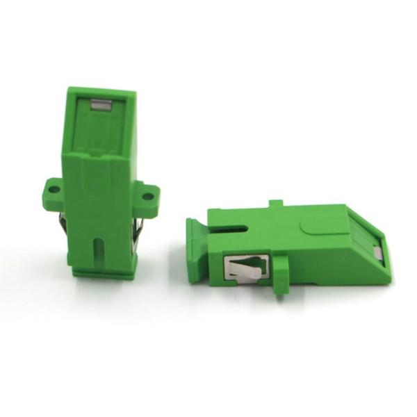 Reduced Flanged SM Fiber Optical Adapter Singlemode Simplex SC Fiber Coupler with Build-in Shutter