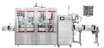 12000 BPH Bebidas Óleo Comerável Vinho Vinagre Sauce de Soja Controle de Nível Máquina de Enchimento e Cobertura