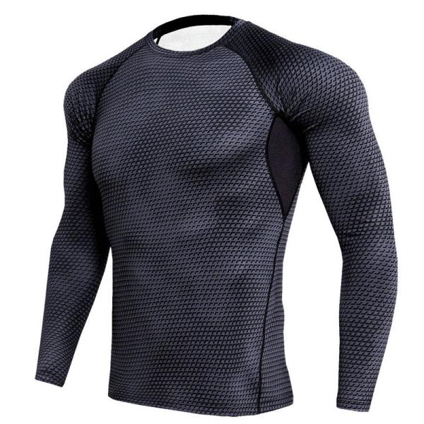 Plus Size  Custom Rash Guard Long Sleeve Anti Bacterial Breathable Cloth Material