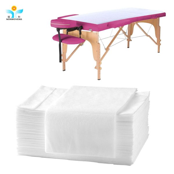 Disposable Bed Cover non woven blue bed sheet for beaty salon and clinic