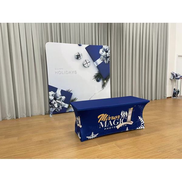 Portable 10x10 Trade Show Booth Fabric 10x10 Trade Show Backdrop