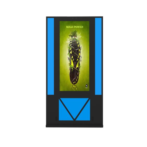 43 Inch Outdoor Display Kiosk , Waterproof Custom Digital Signage Stand