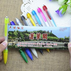 Factory New Design Cheap Custom Advertising Banner Pen Plastic Promotional Ballpoint pen