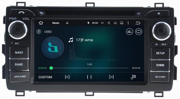 Ouchuangbo car radio multimedia android 7.1 Toyota Auris 2008-2011 with gps navi DDR3 2GB bluetooth music