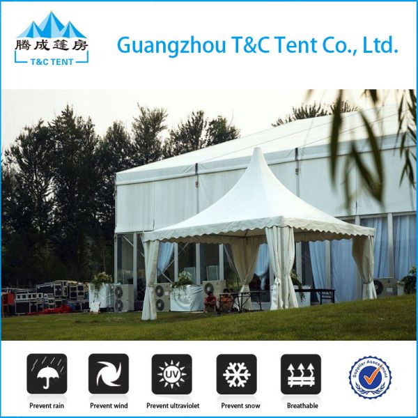 Professional Portable 5 Person Pagoda Canopy Tent / Garden Pagoda Marquee