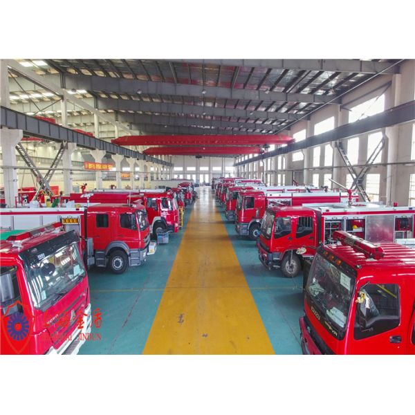 La impulsión del coche de bomberos 4x2 del suministro de gas de la velocidad rápida importó el sistema de iluminación de elevación